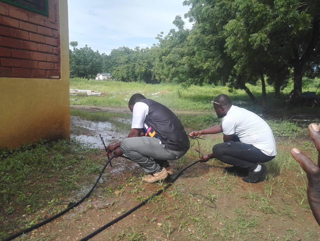 AdaptWAP Benin training on agroforestry and small-scale irrigation technique