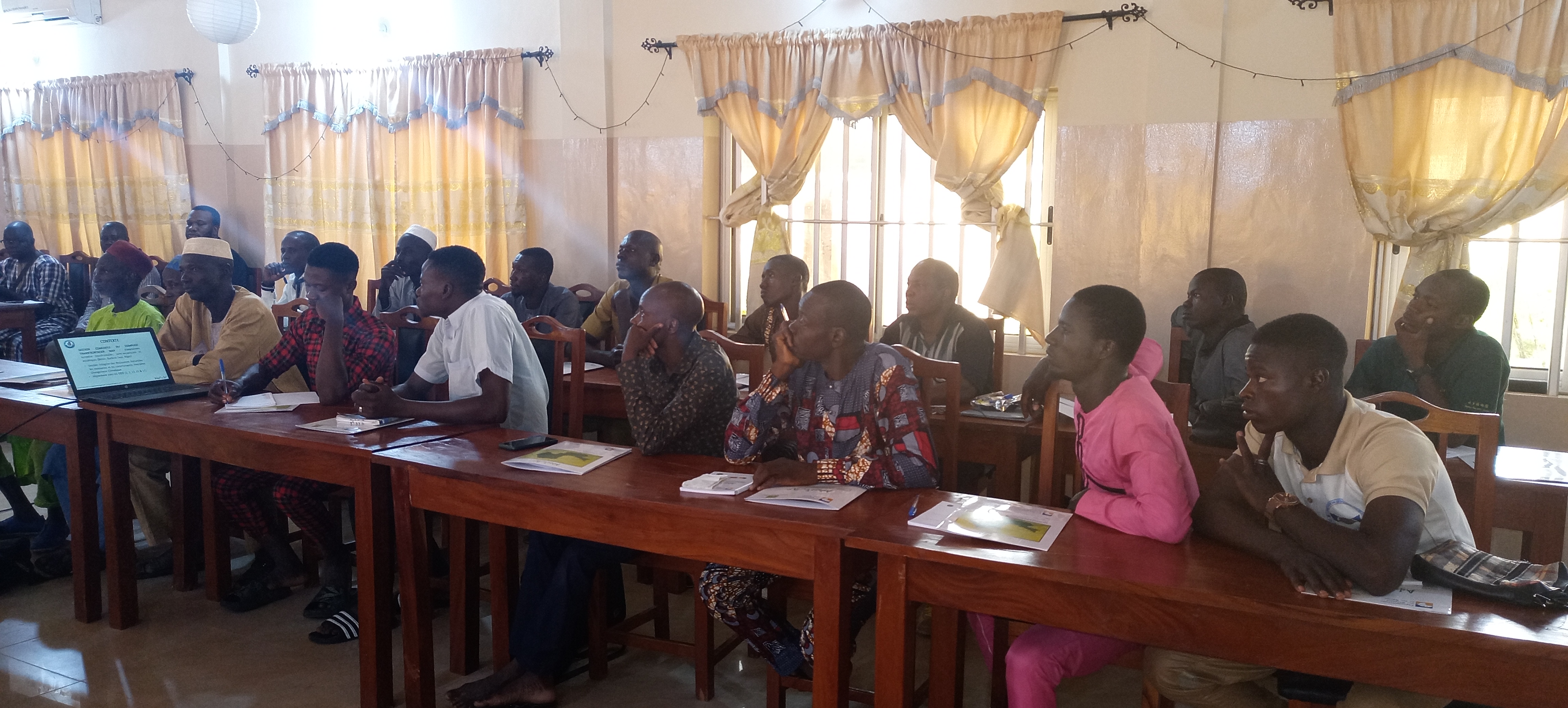 AdaptWAP Benin training on agroforestry and small-scale irrigation technique