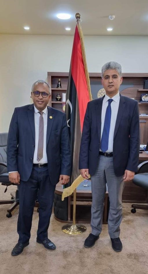  Mr. Nabil Ben Khatra, Executive Secretary of the Sahara and Sahel Observatory on a working visit to Libya